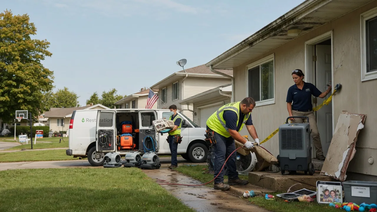 Water Damage Restoration in Glasston, ND near me